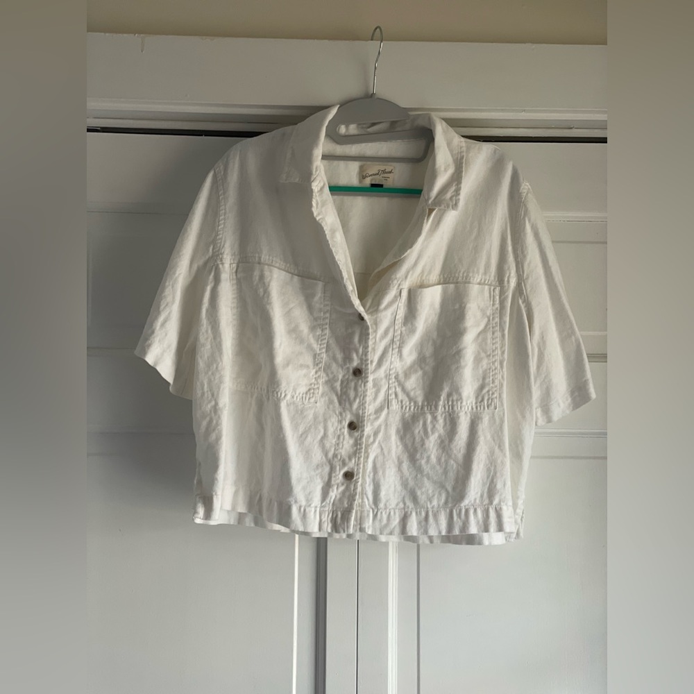 Universal Thread Linen Crop Top